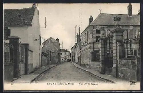 AK Épône, Rue de la Geole