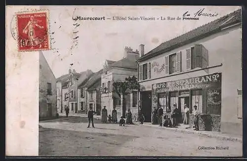 AK Maurecourt, L`Hôtel Saint-Vincent, La Rue de Pontoise