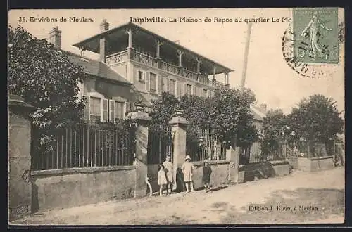 AK Jambville, La Maison de Repos au quartier Le Moncel