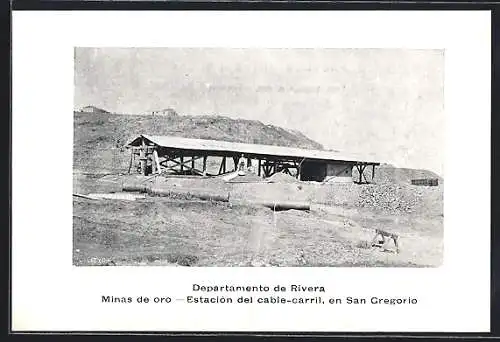 AK San Gregorio, Minas de Oro, Estacion del cable-carril, Goldmine