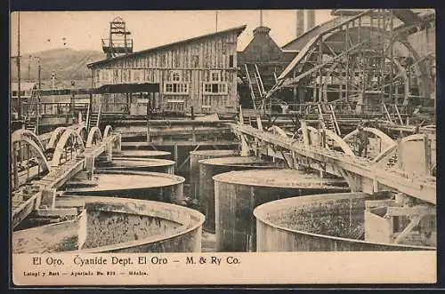 AK El Oro, Cyanide Dept. El Oro, M. & Ry Co., Goldmine