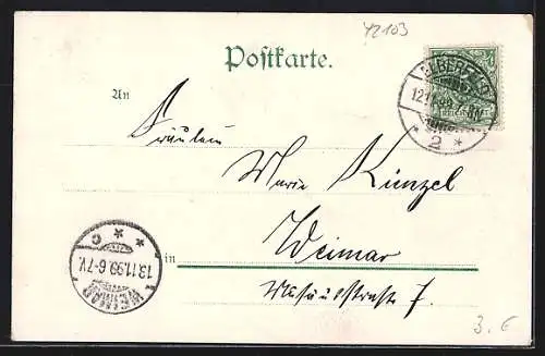 AK Elberfeld, Victoriaplatz mit Moltke-Denkmal