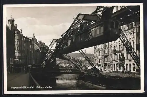 AK Wuppertal-Elberfeld, Die Schwebebahn