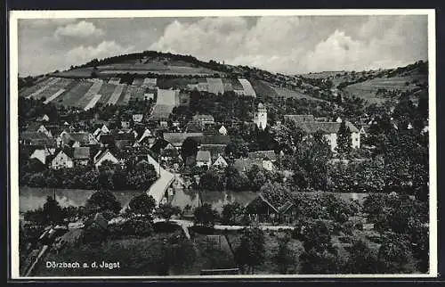 AK Dörzbach, Blick zum Ort