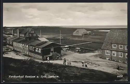 AK Rantum a. Sylt, Seeheim mit Umgebung aus der Vogelschau