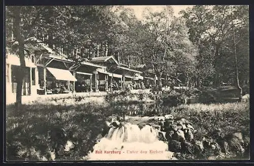 AK Bad Harzburg, Gasthaus unter den Eichen