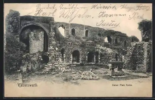 AK Kaiserswerth, Kaiser Pfalz Ruine