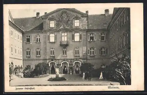 AK Mainau, Innerer Schlosshof