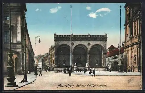 AK München, Bei der Feldherrnhalle