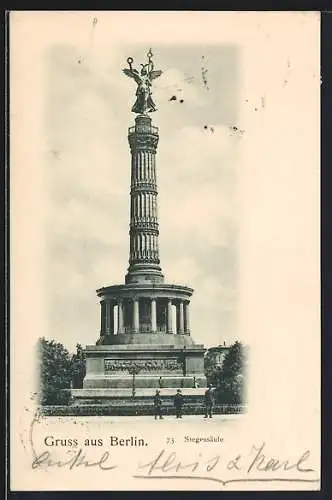 AK Berlin-Tiergarten, Die Siegessäule