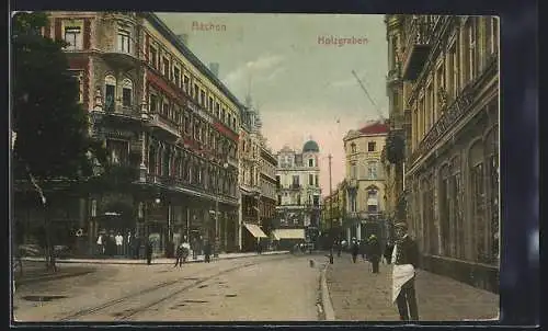 AK Aachen, Strasse am Holzgraben