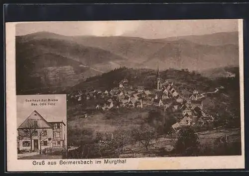 AK Bermersbach im Murgthal, Gasthaus zur Blume