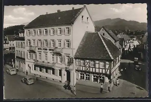 AK Gernsbach im Murgtal, Hotel Stern und Hirsch