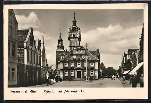 AK Verden a. d. Aller, Rathaus und Johanniskirche