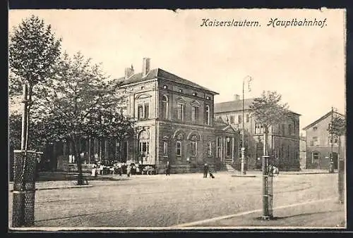 AK Kaiserslautern, Ansicht vom Hauptbahnhof