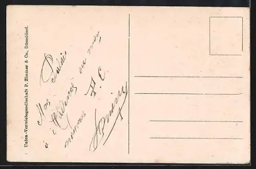 AK Mainz, Ansicht vom Schillerplatz