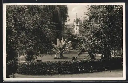 AK Gernsbach, Kurpark mit Kurhaus