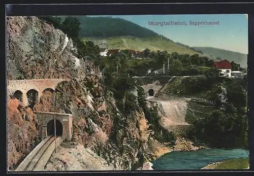 AK Laufenburg, Murgtalbahn, Rappentunnel