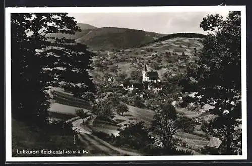 AK Reichental, Panorama mit Kirche