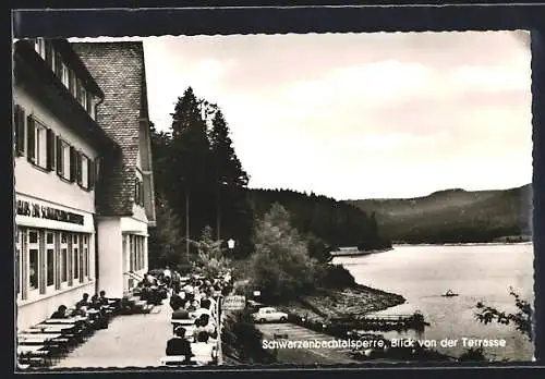 AK Forbach /Murgtal, Gasthaus zur Schwarzenbachtalsperre im nördlichen Hochschwarzwald