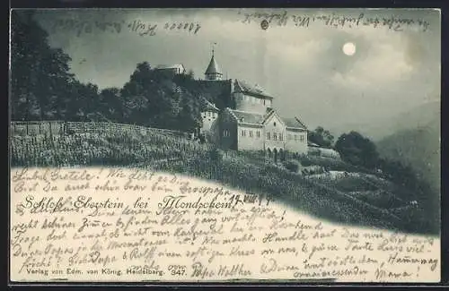 AK Obertsroth, Schloss Eberstein bei Mondschein