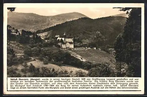 AK Obertsroth /Murgtal, Schloss Eberstein