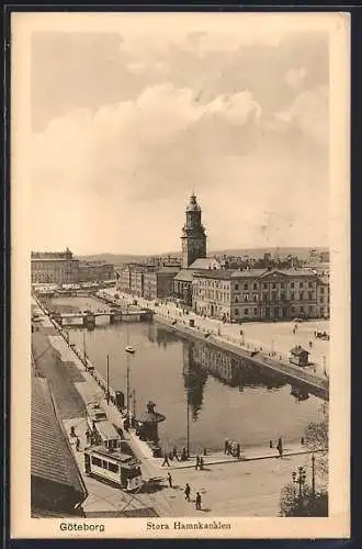 AK Göteborg, Stora Hamnkanalen, Strassenbahn