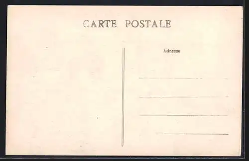 AK Limoges, Rond-Point Sadi-Carnot, Strassenbahn