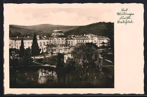 AK Bad Wildungen, Fürstliches Badehotel aus der Vogelschau