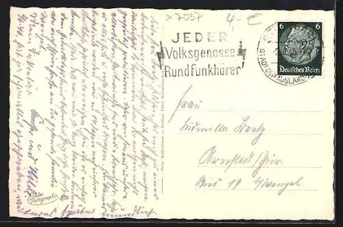 AK Stuttgart-Bad Cannstatt, Wilhelma-Magnolienblüte