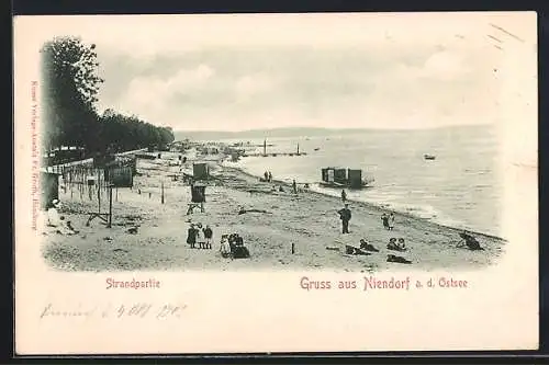 AK Niendorf a. d. Ostsee, Strandpartie