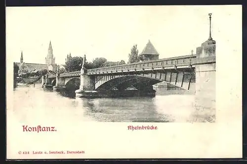 AK Konstanz, Rheinbrücke