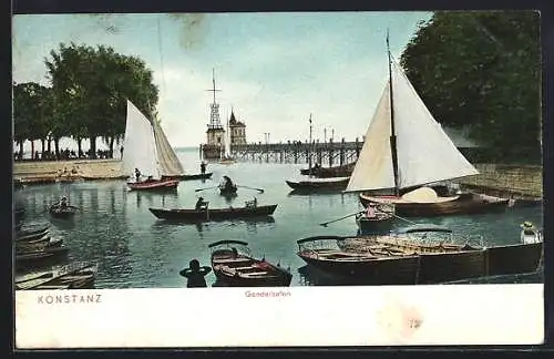 AK Konstanz, Partie im Gondelhafen