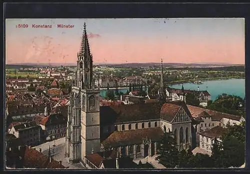 AK Konstanz, Teilansicht mit Münster