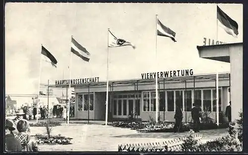 AK Rendsburg, Raiffeisenhaus auf der Landwirtschaftsschau