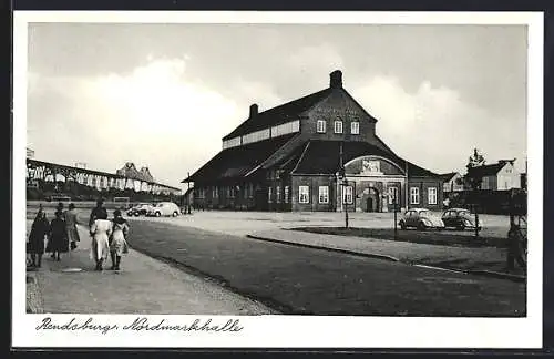 AK Rendsburg, Partie an der Nordmarkhalle