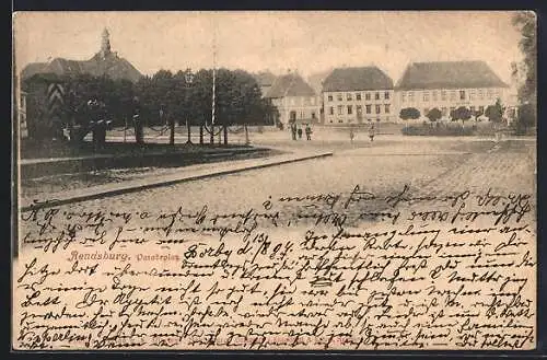 AK Rendsburg, Wache auf dem Paradeplatz