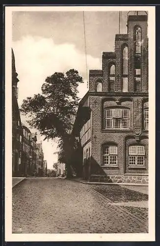 AK Rendsburg, Partie am Rathaus