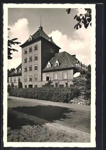 AK Rendsburg, Strasse an der Kolonialen Frauenschule