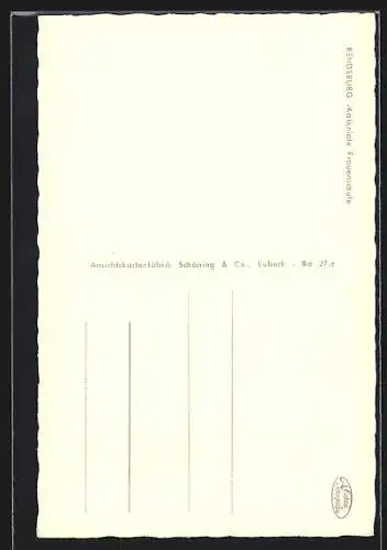 AK Rendsburg, Strasse an der Kolonialen Frauenschule