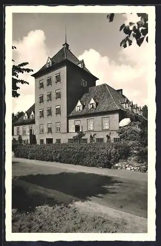 AK Rendsburg, Strasse an der Kolonialen Frauenschule