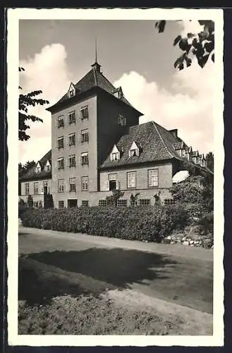 AK Rendsburg, Strasse an der Kolonialen Frauenschule