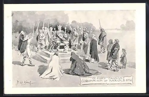 AK Oxford Pageant, Coronation of Harold 1036