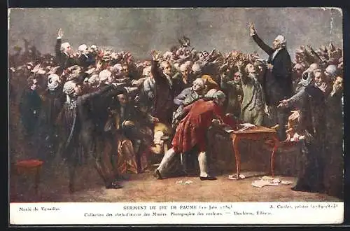 AK Serment du Jeu de Paume, 20 Juin 1789