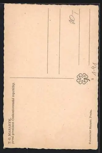 AK Präsident der Tschechoslowakei Masaryk (TGM)