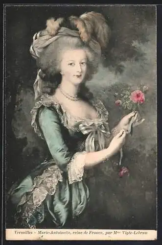 Künstler-AK Versailles, Königin Marie-Antoinette von Frankreich