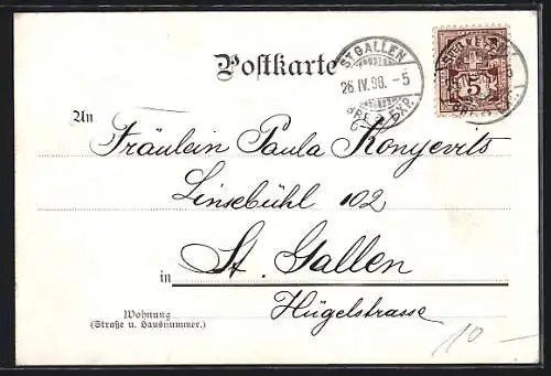 AK Portrait des Dichters Emile Zola