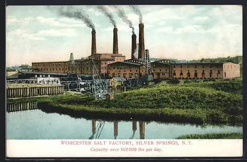 AK Silver Springs, NY, Worcester Salt Factory, Salzfabrik