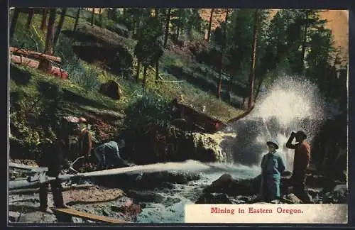 AK Eastern Oregon, OR, Mining Scene