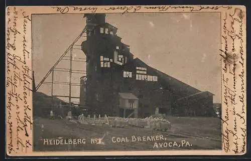 AK Avoca, PA, Heidelberg No. 1 Coal Breaker